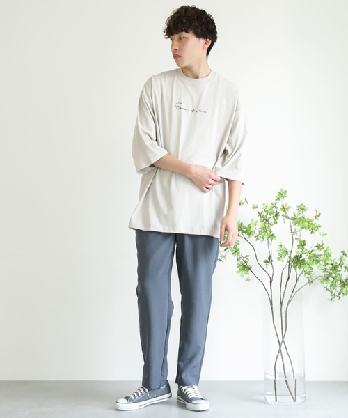 SENSE OF PLACE by URBAN RESEARCH(センスオブプレイスバイアーバンリサーチ)の「リネンライクテーパードパンツ(その他パンツ・メンズ・アイボリー/チャコールグレー/ブラウン/ブルー・MEDIUM/LARGE/SMALL)」の10枚目の写真