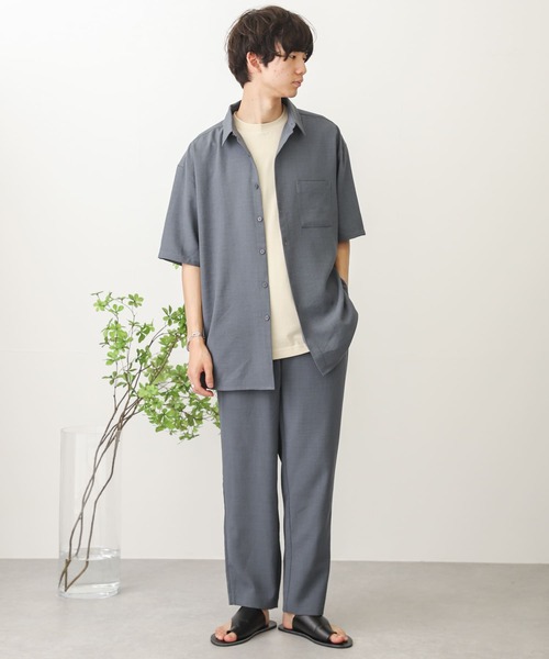 SENSE OF PLACE by URBAN RESEARCH(センスオブプレイスバイアーバンリサーチ)の「リネンライクテーパードパンツ(その他パンツ・メンズ・アイボリー/チャコールグレー/ブラウン/ブルー・MEDIUM/LARGE/SMALL)」の14枚目の写真