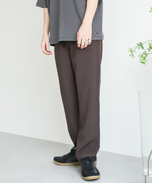 SENSE OF PLACE by URBAN RESEARCH(センスオブプレイスバイアーバンリサーチ)の「リネンライクテーパードパンツ(その他パンツ・メンズ・アイボリー/チャコールグレー/ブラウン/ブルー・MEDIUM/LARGE/SMALL)」の15枚目の写真