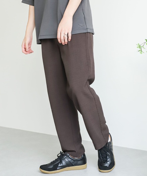 SENSE OF PLACE by URBAN RESEARCH(センスオブプレイスバイアーバンリサーチ)の「リネンライクテーパードパンツ(その他パンツ・メンズ・アイボリー/チャコールグレー/ブラウン/ブルー・MEDIUM/LARGE/SMALL)」の17枚目の写真