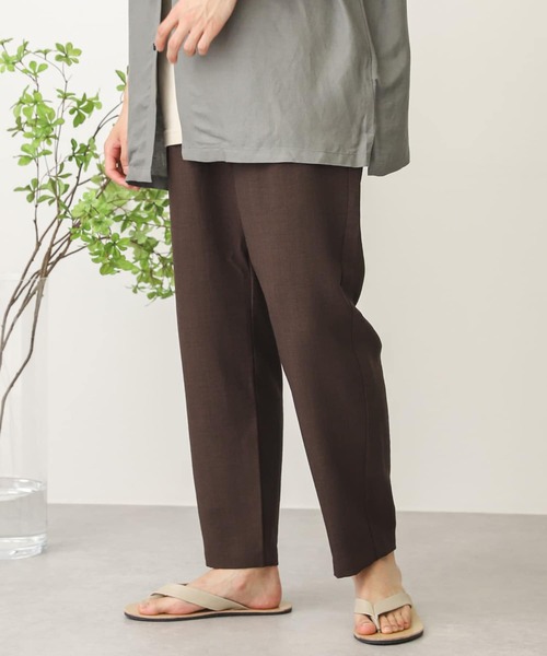 SENSE OF PLACE by URBAN RESEARCH(センスオブプレイスバイアーバンリサーチ)の「リネンライクテーパードパンツ(その他パンツ・メンズ・アイボリー/チャコールグレー/ブラウン/ブルー・MEDIUM/LARGE/SMALL)」の21枚目の写真
