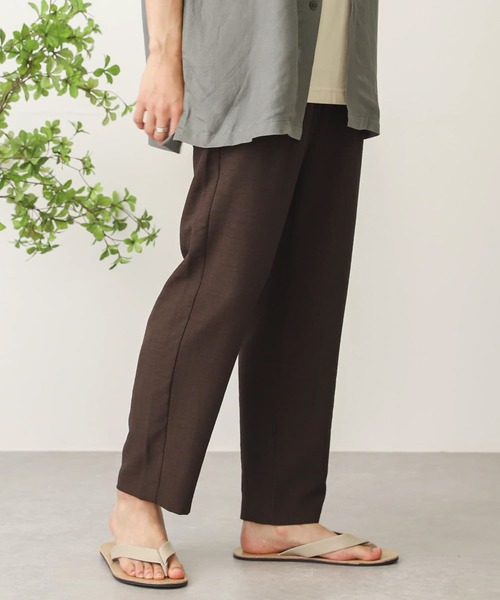 SENSE OF PLACE by URBAN RESEARCH(センスオブプレイスバイアーバンリサーチ)の「リネンライクテーパードパンツ(その他パンツ・メンズ・アイボリー/チャコールグレー/ブラウン/ブルー・MEDIUM/LARGE/SMALL)」の22枚目の写真