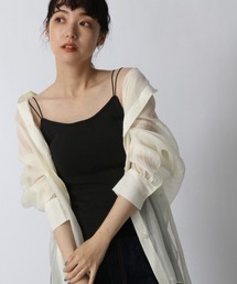 LOWRYS FARM | キャシャヒモカップニットキャミ　946037(キャミソール)