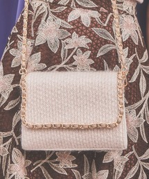 NOELA | 配色チェーンニットバッグ(ショルダーバッグ)