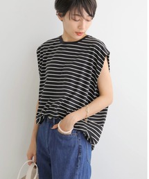 吸水速乾フレンチスリーブカットプルオーバー