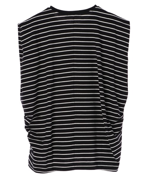 AMERICAN HOLIC（アメリカンホリック）の「吸水速乾フレンチスリーブカットプルオーバー（Tシャツ/カットソー・レディース・モカ/オフホワイト/その他7/ブラック/ブルー・M/L）」の13枚目の写真