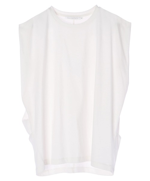 AMERICAN HOLIC（アメリカンホリック）の「吸水速乾フレンチスリーブカットプルオーバー（Tシャツ/カットソー・レディース・モカ/オフホワイト/その他7/ブラック/ブルー・M/L）」の17枚目の写真