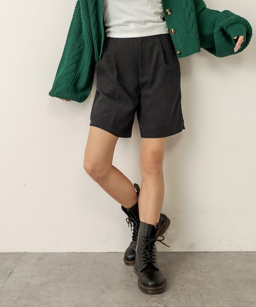 RASVOA（ラスボア）の「【WEB限定】起毛ツイルショートパンツ（その他パンツ・レディース・ブラック/ブラウン/アイボリー・FREE）」の21枚目の写真