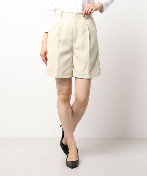 RASVOA（ラスボア）の「【WEB限定】起毛ツイルショートパンツ（その他パンツ・レディース・ブラック/ブラウン/アイボリー・FREE）」の20枚目の写真