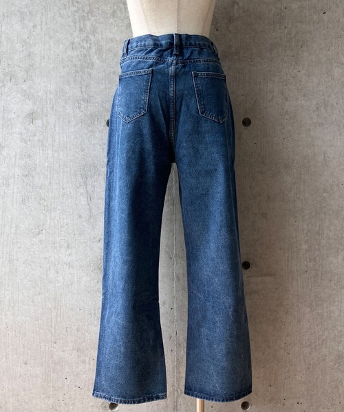 meJane（ミージェーン）の「アシメウエストカーブデニムパンツ（デニムパンツ・レディース・ブルー・S/M/L）」の13枚目の写真