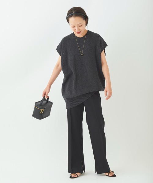 plage（プラージュ）の「【ROBERTO COLLINA/ロベルトコリーナ】NO/SL プルオーバー◆（ニット/セーター・レディース・ベージュ/グレー・FREE）」の9枚目の写真