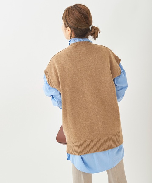 plage（プラージュ）の「【ROBERTO COLLINA/ロベルトコリーナ】NO/SL プルオーバー◆（ニット/セーター・レディース・ベージュ/グレー・FREE）」の8枚目の写真