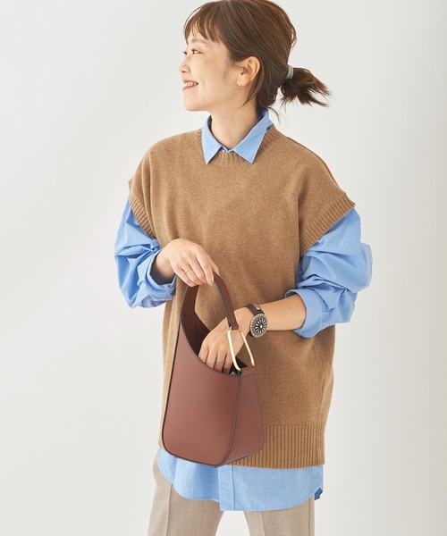 plage（プラージュ）の「【ROBERTO COLLINA/ロベルトコリーナ】NO/SL プルオーバー◆（ニット/セーター・レディース・ベージュ/グレー・FREE）」の5枚目の写真