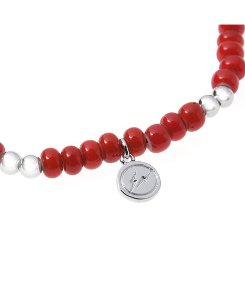 uniform experiment（ユニフォームエクスペリメント）の「BEADS BRACELET（ブレスレット・メンズ・ブラック/レッド・FREE）」の3枚目の写真