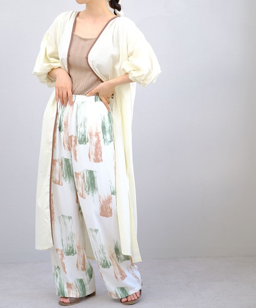 ＡＮＤＪ（アンドジェイ）の「アート柄イージーパンツ（その他パンツ・レディース・オレンジ/ブルー/グリーン・M）」の9枚目の写真