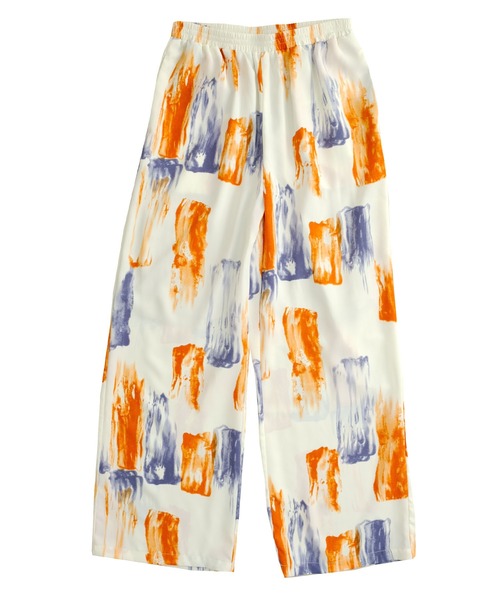 ＡＮＤＪ（アンドジェイ）の「アート柄イージーパンツ（その他パンツ・レディース・オレンジ/ブルー/グリーン・M）」の16枚目の写真