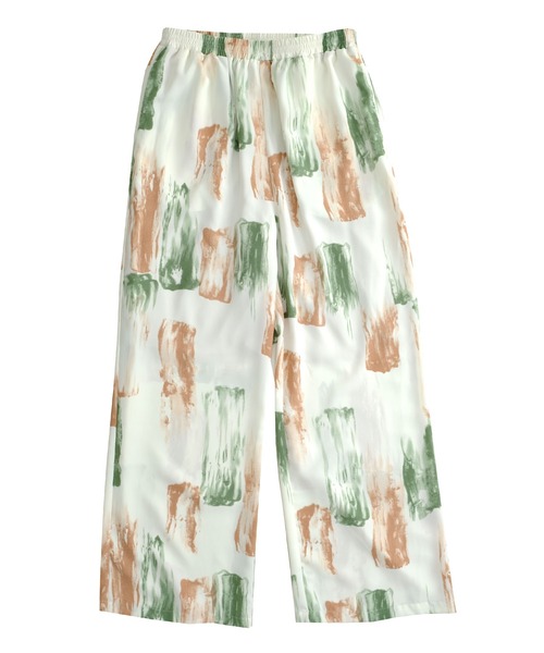 ＡＮＤＪ（アンドジェイ）の「アート柄イージーパンツ（その他パンツ・レディース・オレンジ/ブルー/グリーン・M）」の17枚目の写真