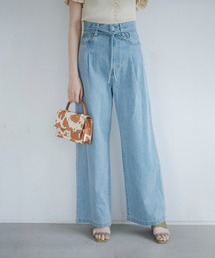 FREE'S MART | 【Sシリーズ対応】◇タックワイドデニムパンツ(デニムパンツ)