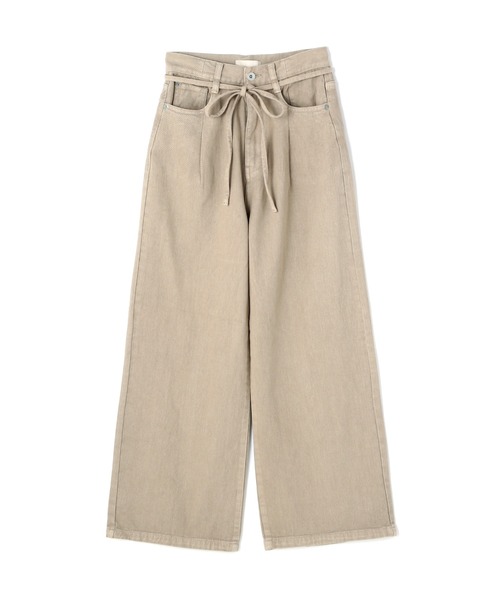 FREE'S MART（フリーズマート）の「【Sシリーズ対応】◇タックワイドデニムパンツ（デニムパンツ・レディース・ライトブルー/インディゴブルー/グレー・SMALL/MEDIUM/X-SMALL）」の12枚目の写真