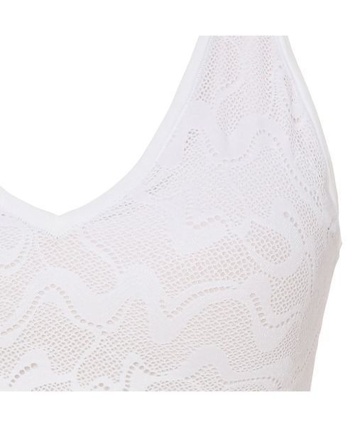Sloggi（スロギー）の「スロギー ゴー オールラウンド レース カップ付きトップ sloggi GO Allround Lace Shirt 01 JX（キャミソール・レディース・ホワイト/ブラック/ピンク/ワインレッド・SL）」の10枚目の写真