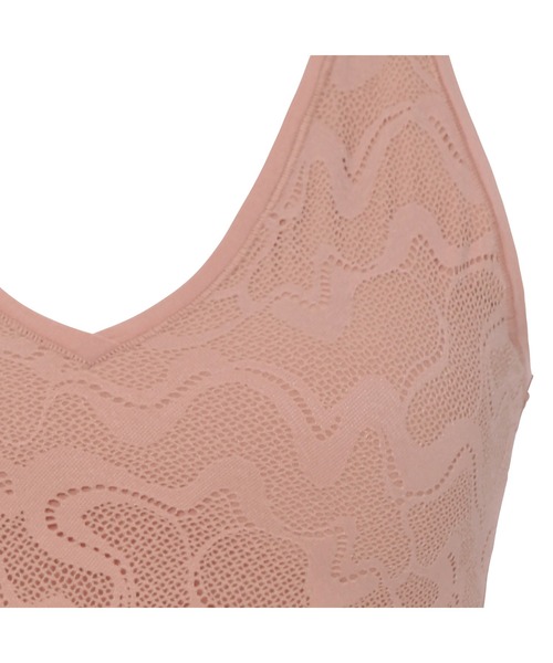Sloggi（スロギー）の「スロギー ゴー オールラウンド レース カップ付きトップ sloggi GO Allround Lace Shirt 01 JX（キャミソール・レディース・ホワイト/ブラック/ピンク/ワインレッド・SL）」の9枚目の写真