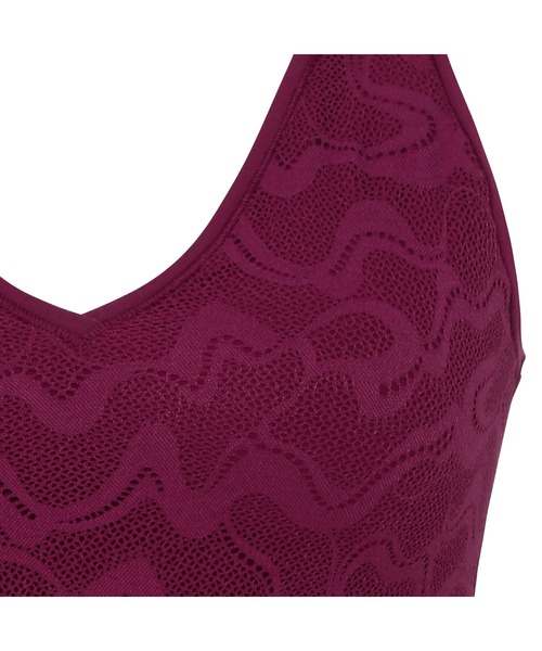 Sloggi（スロギー）の「スロギー ゴー オールラウンド レース カップ付きトップ sloggi GO Allround Lace Shirt 01 JX（キャミソール・レディース・ホワイト/ブラック/ピンク/ワインレッド・SL）」の8枚目の写真