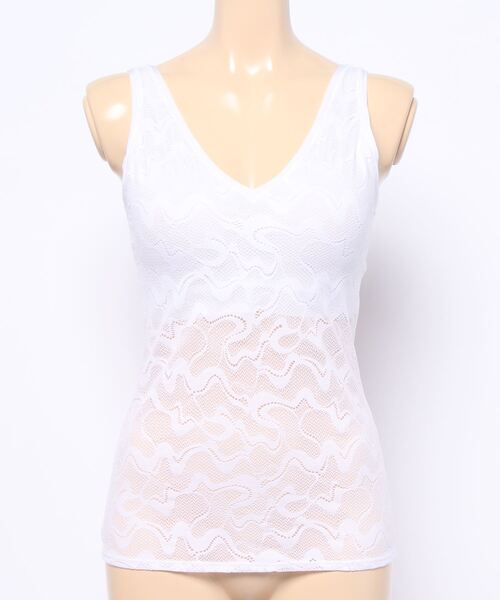 Sloggi（スロギー）の「スロギー ゴー オールラウンド レース カップ付きトップ sloggi GO Allround Lace Shirt 01 JX（キャミソール・レディース・ホワイト/ブラック/ピンク/ワインレッド・SL）」の16枚目の写真