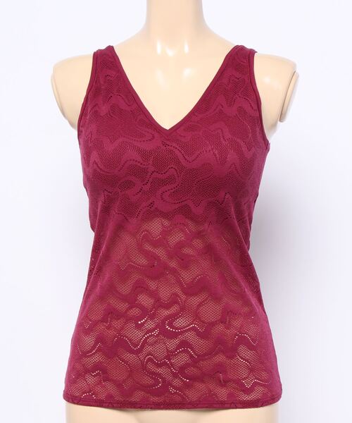 Sloggi（スロギー）の「スロギー ゴー オールラウンド レース カップ付きトップ sloggi GO Allround Lace Shirt 01 JX（キャミソール・レディース・ホワイト/ブラック/ピンク/ワインレッド・SL）」の15枚目の写真