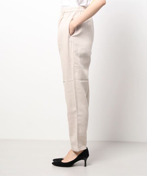 Samansa Mos2 blue（サマンサモスモスブルー）の「ヘリンボーンイージーパンツ（その他パンツ・レディース・ブラック/ブラウン/グリーン/ライトベージュ・ﾌﾘ-）」の6枚目の写真