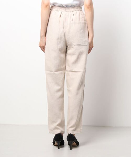 Samansa Mos2 blue（サマンサモスモスブルー）の「ヘリンボーンイージーパンツ（その他パンツ・レディース・ブラック/ブラウン/グリーン/ライトベージュ・ﾌﾘ-）」の5枚目の写真