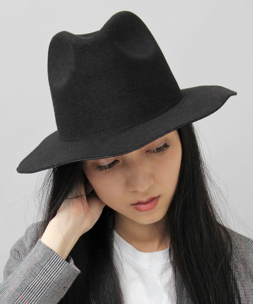 A.M.S.（エーエムエス）の「ポリフェルト ツバ広 ハット / つば広 中