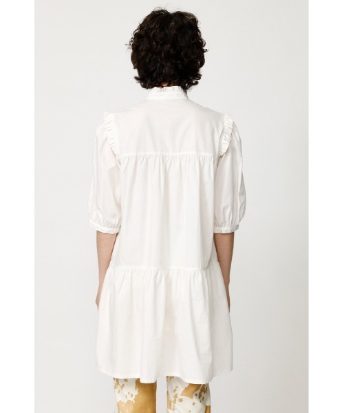 SLY（スライ）の「FRILL SHOULDER S/OP フリルショルダーショート ワンピース（ワンピース・レディース・ブラウン/ブラック/ホワイト・2/1）」の14枚目の写真