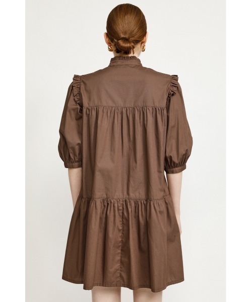 SLY（スライ）の「FRILL SHOULDER S/OP フリルショルダーショート