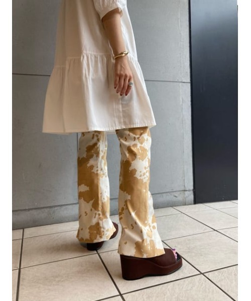 SLY（スライ）の「FRILL SHOULDER S/OP フリルショルダーショート ワンピース（ワンピース・レディース・ブラウン/ブラック/ホワイト・2/1）」の21枚目の写真