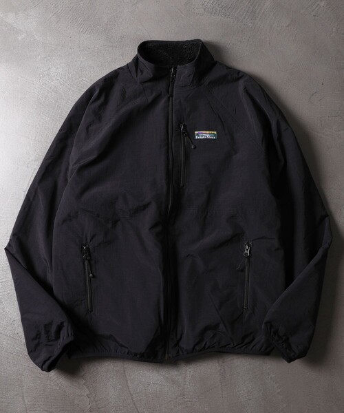 FREAK'S STORE（フリークスストア）の「WEB限定 ナイロン フリース リバーシブルブルゾン/ビッグシルエット/ボアブルゾン（ナイロンジャケット・メンズ・ブラック/ベージュ/オリーブ・SMALL/MEDIUM/LARGE/X-LARGE）」の10枚目の写真