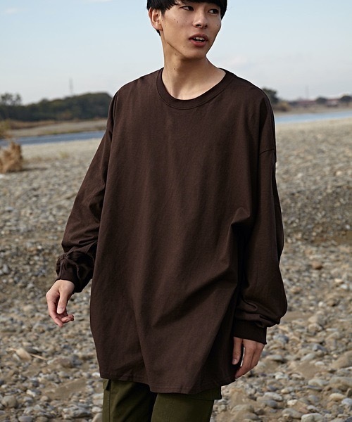 GILDAN(ギルダン)の「6ozウルトラコットン ロングスリーブ Tシャツ(Tシャツ/カットソー・メンズ・ホワイト/ブラック/ネイビー/グレー/ブラウン・SMALL/MEDIUM/LARGE/X-LARGE/XX-LARGE/XXX-LARGE/YOUTH)」の4枚目の写真