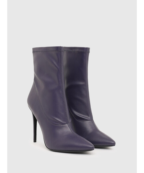 DIESEL（ディーゼル）の「レディース フェイクレザー ピンヒール アンクルブーツ（ブーツ・レディース・ブラウン/パープル/ブラック・36/39/38/37/35）」の11枚目の写真