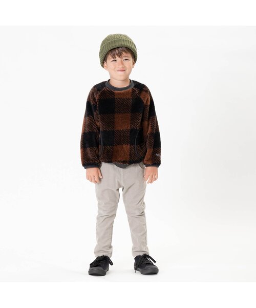F.O.KIDS（エフオーキッズ）の「ボアプルオーバー（スウェット・キッズ・チャコール/グレー/カーキ/キナリ/ブラウン・80/130/95/90/140/100/110/120）」の17枚目の写真