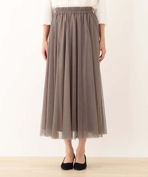 SHOO・LA・RUE（シューラルー）の「◆チュールギャザースカート（スカート・レディース・ブラック系1/ベージュ系その他2・00）」の9枚目の写真