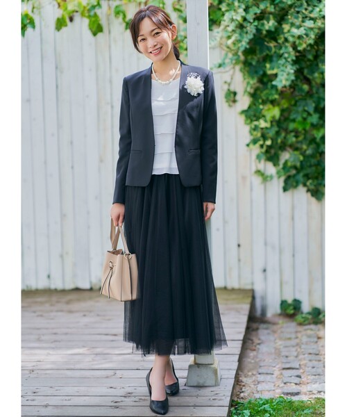 SHOO・LA・RUE（シューラルー）の「◆チュールギャザースカート（スカート・レディース・ブラック系1/ベージュ系その他2・00）」の12枚目の写真