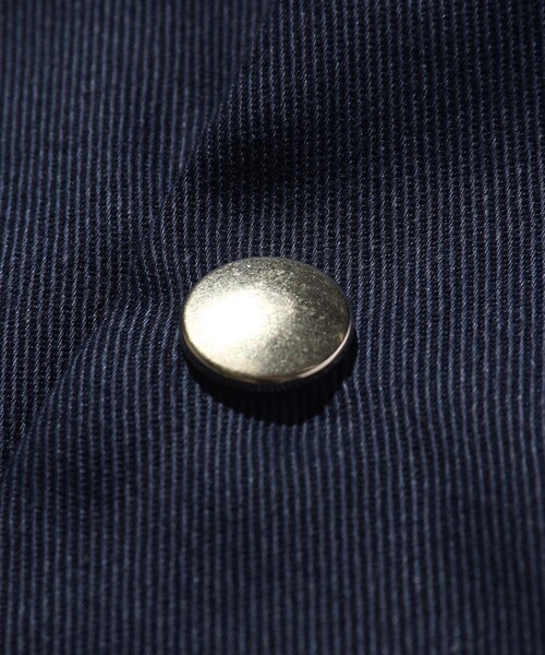 Alderney（アルダニー）の「アルダニー/ALDERNEY 別注スリーピングシャツ（その他アウター・メンズ・ネイビー/オフホワイト・ﾌﾘ-）」の8枚目の写真