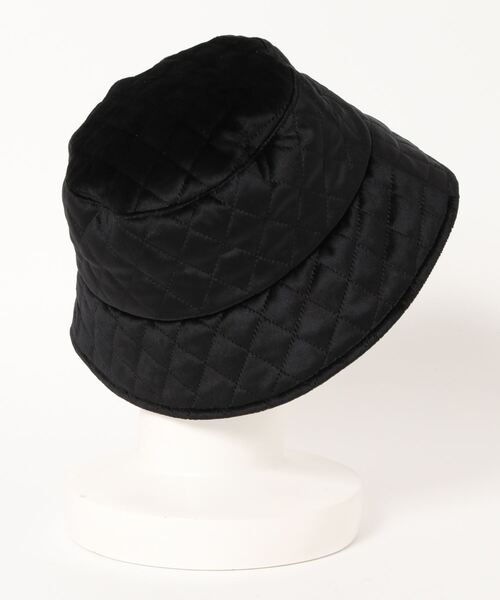FREE'S MART（フリーズマート）の「キルティングバケットハット（ハット・レディース・ブラック・ﾌﾘ-）」の3枚目の写真