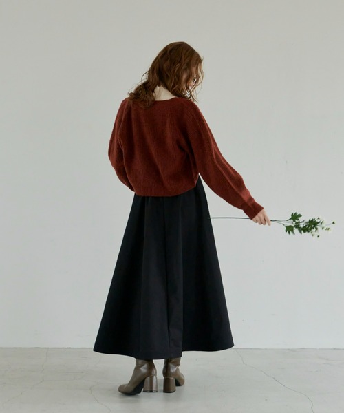 hinari（ヒナリ）の「サーキュラースカート（スカート・レディース・ブラック/ベージュ・SMALL/MEDIUM）」の22枚目の写真