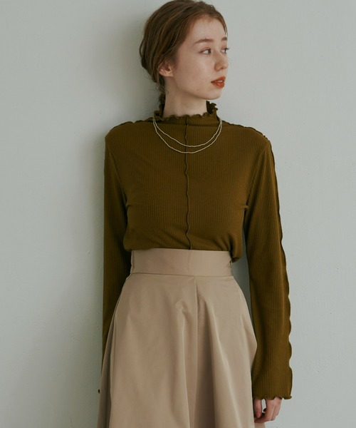 hinari（ヒナリ）の「サーキュラースカート（スカート・レディース・ブラック/ベージュ・SMALL/MEDIUM）」の11枚目の写真