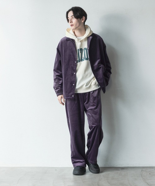RAGEBLUE（レイジブルー）の「ラグベル/ワイドイージーパンツ＜セットアップ着用可能＞/227982（スラックス・メンズ・ワインレッド/グレー/パープル/ブルー/ベージュ/ブラック・LARGE/MEDIUM）」の18枚目の写真