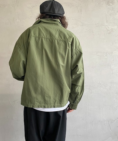 JEANS FACTORY Clothes（ジーンズファクトリークローズ）の「[Jeans Factory Clothes/ジーンズファクトリークローズ] ビッグシルエット ミリタリージャケット（ミリタリージャケット・レディース・ブラック/オフホワイト/オリーブ・M/L）」の19枚目の写真