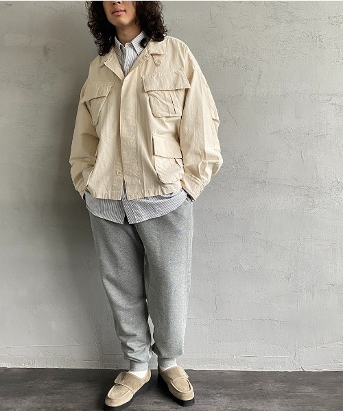 JEANS FACTORY Clothes（ジーンズファクトリークローズ）の「[Jeans Factory Clothes/ジーンズファクトリークローズ] ビッグシルエット ミリタリージャケット（ミリタリージャケット・レディース・ブラック/オフホワイト/オリーブ・M/L）」の10枚目の写真