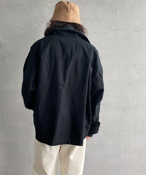 JEANS FACTORY Clothes（ジーンズファクトリークローズ）の「[Jeans Factory Clothes/ジーンズファクトリークローズ] ビッグシルエット ミリタリージャケット（ミリタリージャケット・レディース・ブラック/オフホワイト/オリーブ・M/L）」の21枚目の写真