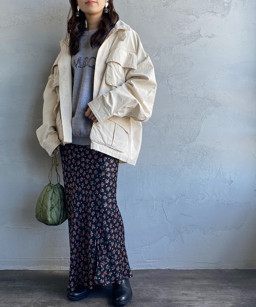 JEANS FACTORY Clothes（ジーンズファクトリークローズ）の「[Jeans Factory Clothes/ジーンズファクトリークローズ] ビッグシルエット ミリタリージャケット（ミリタリージャケット・レディース・ブラック/オフホワイト/オリーブ・M/L）」の17枚目の写真