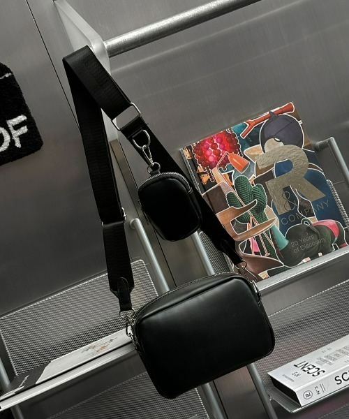 ASCLO（エジュクロ）の「ASCLO マルチショルダーバッグ（ショルダーバッグ・メンズ・ブラック・FREE）」の13枚目の写真